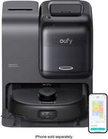 eufy - Robot Vacuum Omni E28 and Roller Mop with Faster Self-Cleaning, Detangle Brush, Portable C... - Large Front