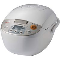 Zojirushi - 5.5 Cups Micom Rice Cooker & Warmer - White - Large Front