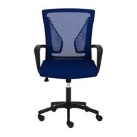 CorLiving - Workspace Mesh Back Office Chair - Blue - Large Front