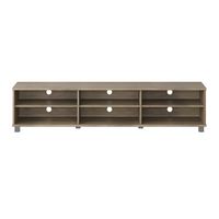 CorLiving - Hollywood Collection TV Stand with Open Cabinets for Most TVs up to 85