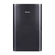 Hisense - 50-Pint Dehumidifier with 12 quarts Bucket Capacity and Pump - Black - Large Front