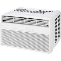 LG - 450 Sq. Ft. 10,000 BTU Window Air Conditioner - White - Large Front
