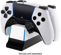 NEXT - Dual Controller Charging Station for Playstation 5 - White - Large Front