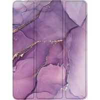 SaharaCase - Marble Series Folio Case for Apple iPad Pro 12.9 (4th, 5th, and 6th Gen 2020-2022) -... - Large Front