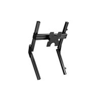 Next Level Racing - Elite Freestanding Overhead / Quad Monitor Stand Add-On, Carbon Grey - Black - Large Front