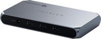 Satechi - Thunderbolt 4 Slim Hub Pro - 5-in-1 Dock- USB-C 60W, Single 8k or Dual 4K Display, 4 Th... - Large Front