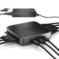 Brydge - Stone CORE with 10 Port for Windows & MacOS Compatible Laptop Powered Charging Docking S... - Large Front