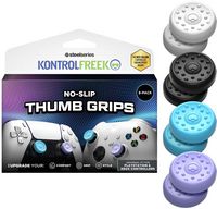 KontrolFreek - No-Slip Unversal Thumbgrips - Lavender and Aqua - Large Front