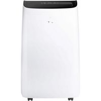 TCL - Q-Series 450 Sq. Ft. Smart Inverter Portable Air Conditioner - White - Large Front