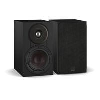 DALI - Sonik 1 Bookshelf Speakers (Pair) - Ash - Black - Large Front