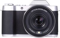 Vivitar - 4K (2160) Video Hybrid Optical Zoom Camera with Lens - Silver/Black - Large Front