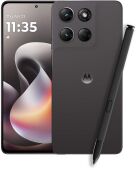 Motorola - moto g stylus 2026 128GB (Unlocked) - PANTONE Coal Smoke - Large Front