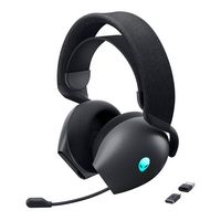 Alienware - Dual Mode Wireless Gaming Headset - AW720H - Dark Side of the Moon - Large Front