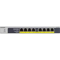 NETGEAR - 8-Port 10/100/1000 Gigabit Ethernet PoE/PoE+ Unmanaged Switch - Black - Large Front