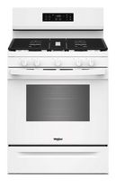 Whirlpool - 5.0 Cu. Ft. Freestanding Gas Range with Air Cooking Technology and Steam Clean - White - Large Front