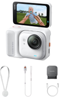 Insta360 - GO Ultra Action Camera - White - Large Front