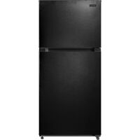 Frigidaire - 19 Cu. Ft. Garage Ready Top Freezer Refrigerator - Black - Large Front