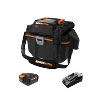 WORX - Nitro 20V 2.1 Gal Cordless Wet/Dry Vacuum (1 x 4.0 Ah Battery and 1 x Charger Included) - ... - Large Front