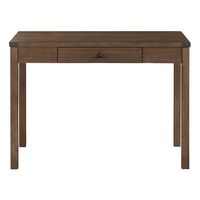 OSP Home Furnishings - Victor Writing Desk - Brown Oak - Large Front