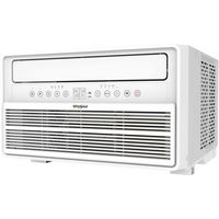 Whirlpool - 12,000 BTU Window Mounted Inverter Air Conditioner with Remote Control - White - Large Front