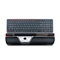 Contour Design - Bundle RollerMouse Red and Balance Key Board Wireless - Black - Large Front