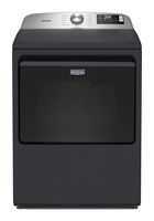 Maytag - 7.4 Cu. Ft. Smart Electric Dryer with Extra Power and Advanced Moisture Sensing - Midnig... - Large Front