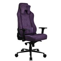 Arozzi - Vernazza Soft Fabric Gaming Chair - Purple - Large Front