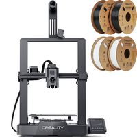 Creality - Ender-3 V3 KE 3D Printer Basic Combo - Black - Large Front