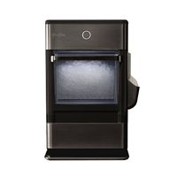 GE Profile - Opal Nugget Ice Maker with Rapid Ice Production - Black Stainless Steel - Large Front
