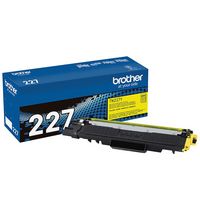 Brother - TN221Y Standard-Yield Toner Cartridge - Yellow - Large Front