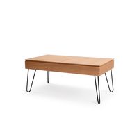 Burrow - Carta Hardwood Coffee Table - Oak - Large Front