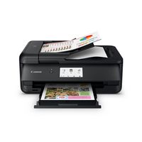 Canon - PIXMA TS9520a Wireless All-In-One Inkjet Printer - Black - Large Front