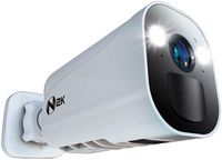 Night Owl - Indoor/Outdoor Wire Free 2K Security Camera with 2-Way Audio - White - Large Front