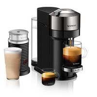 Nespresso - Vertuo Next Deluxe Bundle by Breville - Dark Chrome - Large Front