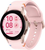 Samsung - Galaxy Watch FE Aluminum Smartwatch 40mm LTE with Pink Band - Pink Gold - Large Front