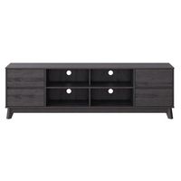 CorLiving - Hollywood Collection TV Stand with Open and Closed Shelves for Most TVs up to 85