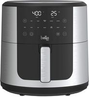 bella PRO - SmartCrisp 8-qt. Touchscreen Air Fryer - Stainless Steel - Large Front