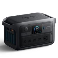 Anker - SOLIX C2000X Gen 2 Portable Power Station 2400W (2048 Wh Capacity) - Black - Large Front