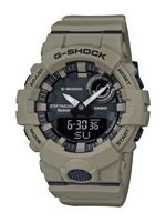 Casio - Men's G-Shock Analog-Digital Power Trainer with Bluetooth Mobile Link 49mm Watch - Tan - Large Front