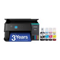 Epson - EcoTank ET-2980 Wireless All-in-One Color Supertank Inkjet Printer - Black - Large Front