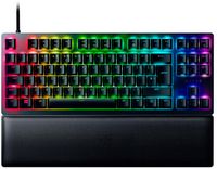 Razer - Huntsman V2 TKL Wired Optical Purple Clicky Switch Gaming Keyboard with Chroma RGB Backli... - Large Front