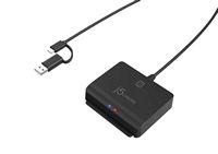 j5create - USBTM Smart Memory Card Reader - Black - Large Front