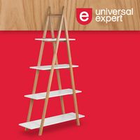 Universal Expert - Abacus Ladder Bookshelf - Oak - Large Front