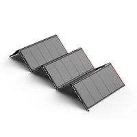 Jackery - SolarSaga 500X Foldable High Power Output 500w Solar Panel - Black - Large Front