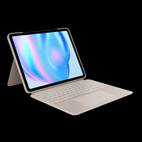 Logitech - Combo Touch iPad Air 13-inch - Latest Model (M2 & M3), iPad Air (5th gen) Keyboard Cas... - Large Front