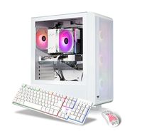 Thermaltake - LCGS Quartz i460 Gaming Desktop Intel Core i5-14400F-16GB DDR5 RAM, NVIDIA GeForce ... - Large Front