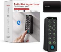 SwitchBot - Smart Keypad Touch – Fingerprint Keyless Entry, IP65 Waterproof, Virtual Passwords, f... - Large Front