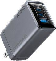 Anker - Prime Charger (100W, 3 Ports, GaN) - Silver - Large Front