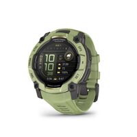 Garmin - Instinct  3 GPS Smartwatch 50 mm AMOLED  Fiber-reinforced Polymer - Fern Green with Fern... - Large Front