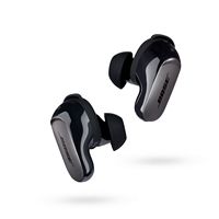 Bose - QuietComfort Ultra True Wireless Noise Cancelling In-Ear Earbuds - Black - Large Front